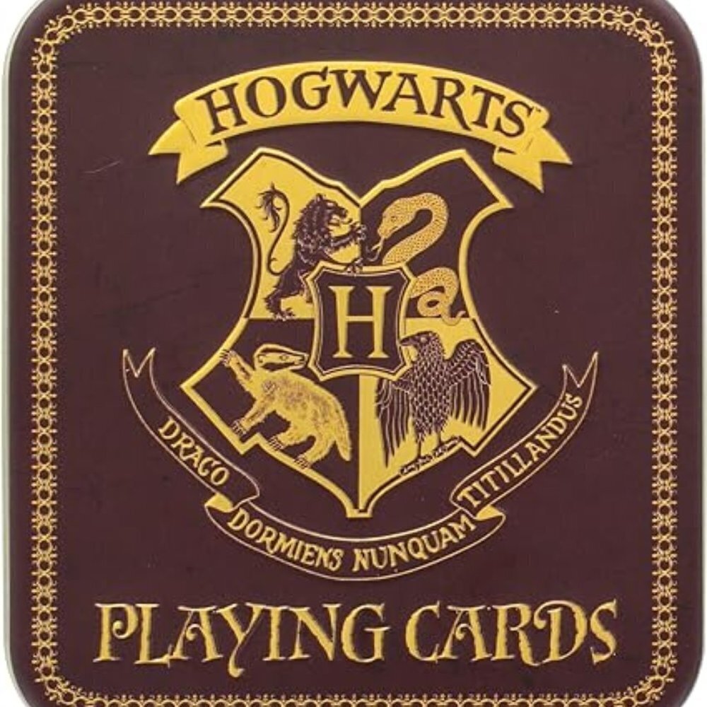 NWT Deck of Harry Potter playing cards in tin case